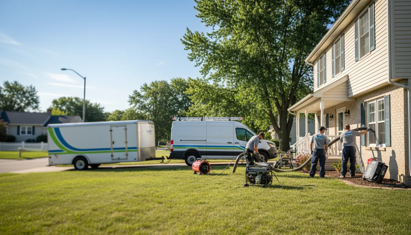 Flooded Basement Restoration And Cleanup With Repair in Davis City, IA near me